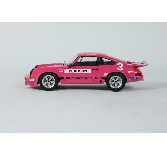 Solido Porsche 911 RS 3.0L #3 IROC Daytona 1974 Pearson Pink 1:18
