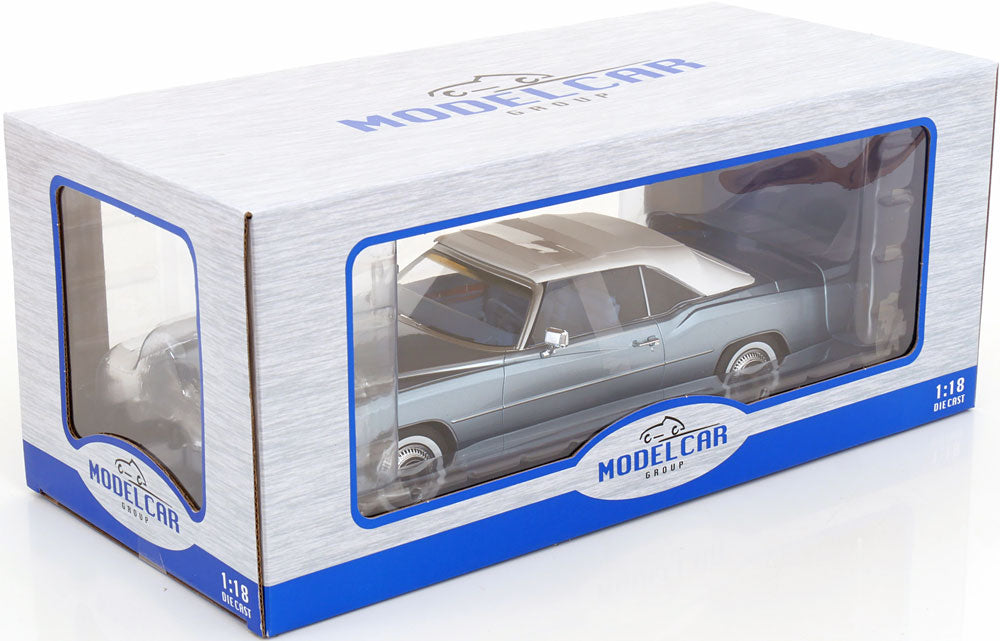 MCG 1976 Cadillac Eldorado Convertible Light Blue Metallic 1:18