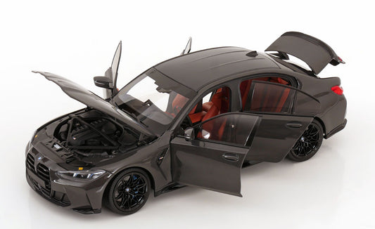 Minichamps 2024 BMW M3 (G80) Grey Metallic 1:18