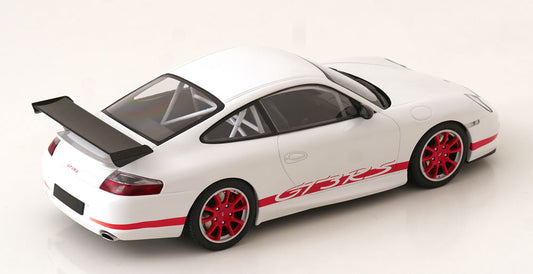 Minichamps 2002 Porsche 911 996 GT3 RS White w/ Red Deco 1:18