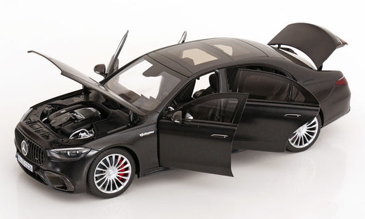 NZG Mercedes Benz S63 AMG E Performance Sedan (W223) Nightblack Magno 1:18