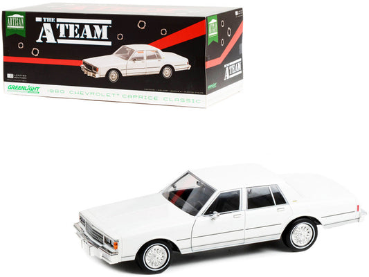 Greenlight 1980 Chevrolet Caprice A-Team Classic White 1:18