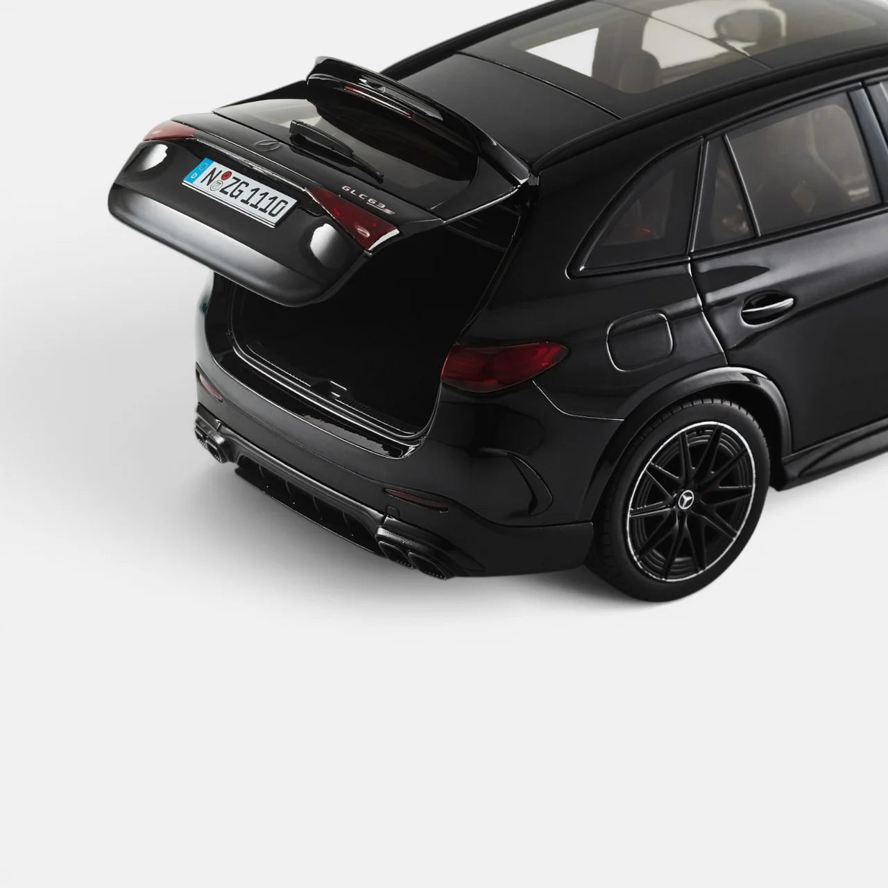 NZG 2021 Mercedes Benz GLC 63 AMG (X253) Obsidian Black 1:18