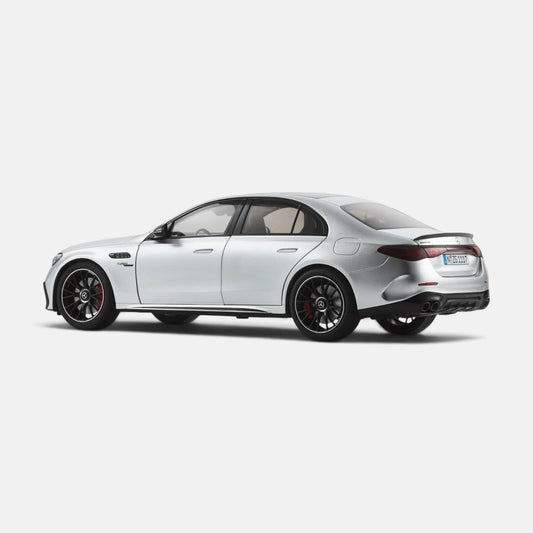 NZG Mercedes Benz E53 Hybrid AMG 4Matic Sedan (W214) Hightech Silver 1:18