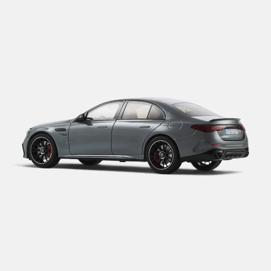 NZG Mercedes Benz E53 Hybrid AMG 4Matic Sedan (W214) Alpine Grey 1:18