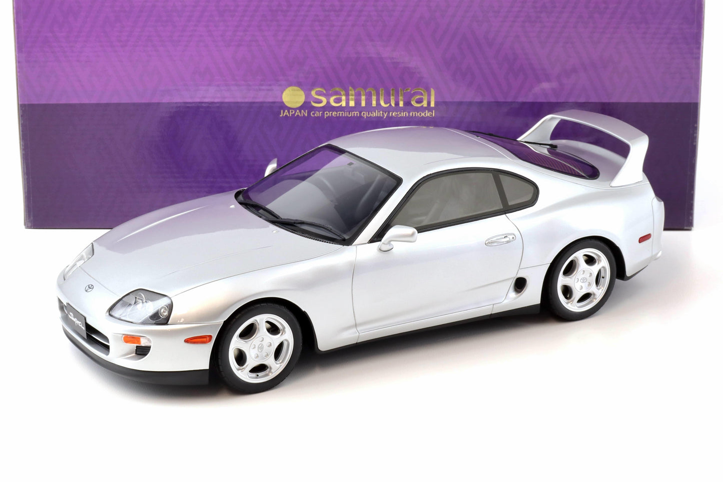 Kyosho 1993 Toyota Supra MK4 (A80) Silver 1:12