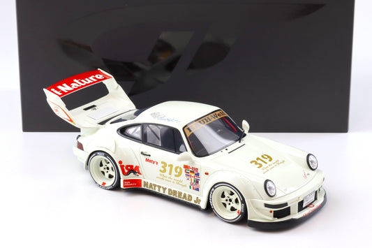 GT Spirit 2024 Porsche 911 964 RWB Natty Dread Jr White 1:18
