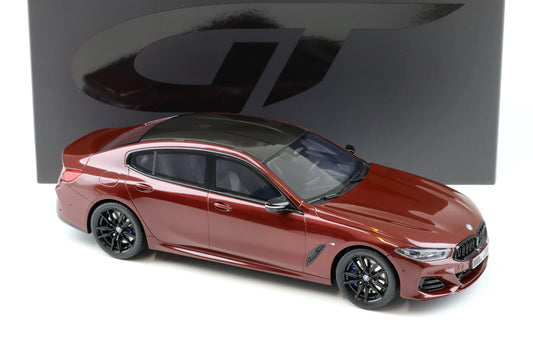 GT Spirit 2023 BMW M850i Xdrive M Sedan Dark Red Metallic 1:18