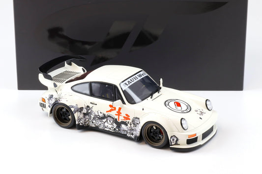 GT Spirit 2024 Porsche 911 964 RWB Akira Glacier White 1:18