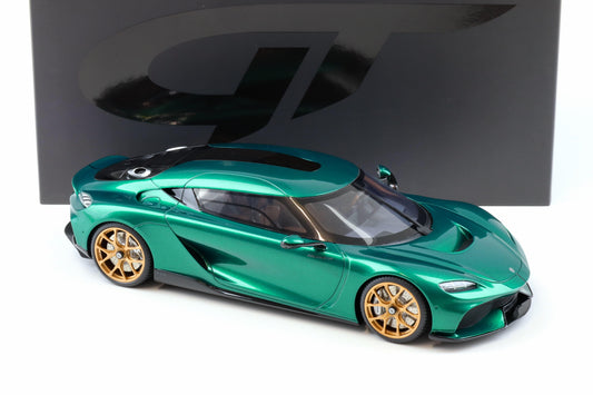 GT Spirit 2024 Koenigsegg Gemera Racing Green w/ Gold Wheels 1:18