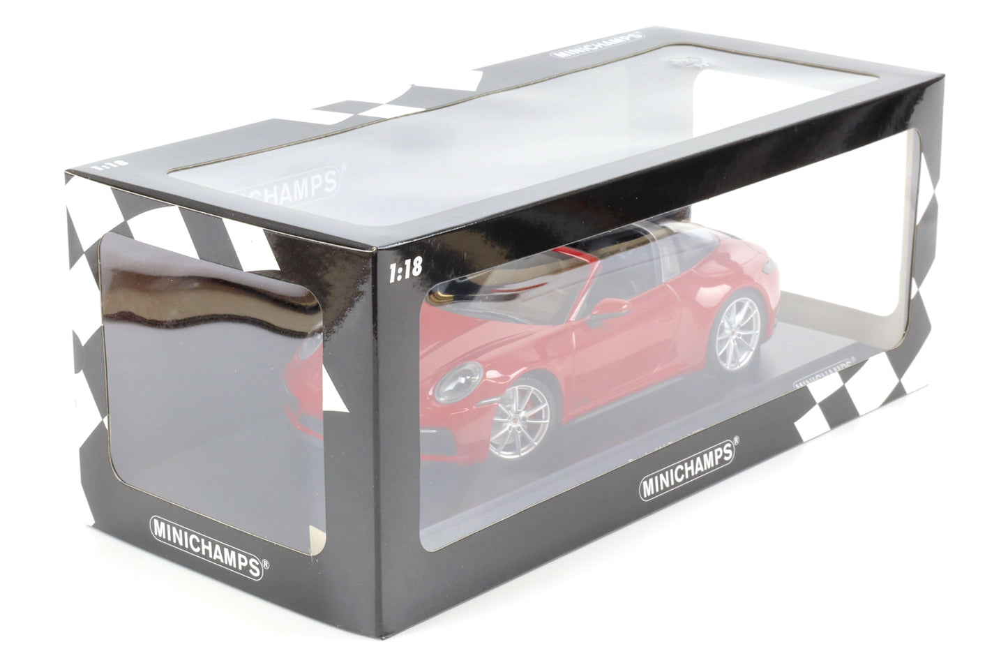 Minichamps 2021 Porsche 911 992 Targa 4 GTS Guard Red 1:18 SEALED