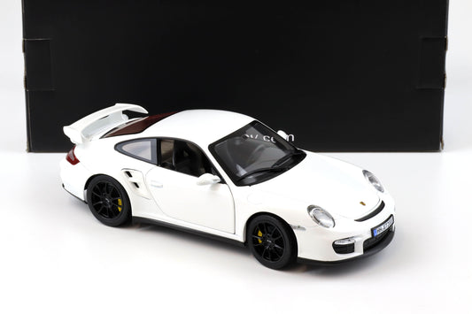 Norev 2007 Porsche 911 997 GT2 Coupe White 1:18