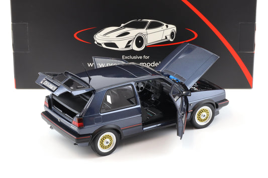 Norev 1988 Volkswagen Golf MK II GTI Helios Blue Metallic 1:18