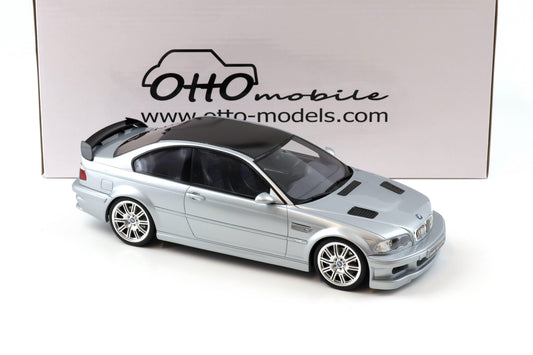 Otto 2001 BMW E46 M3 GTR Street Titan Silver Metallic 354 1:18