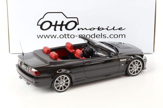 Otto 2004 BMW E46 M3 Cabriolet Black 1:18