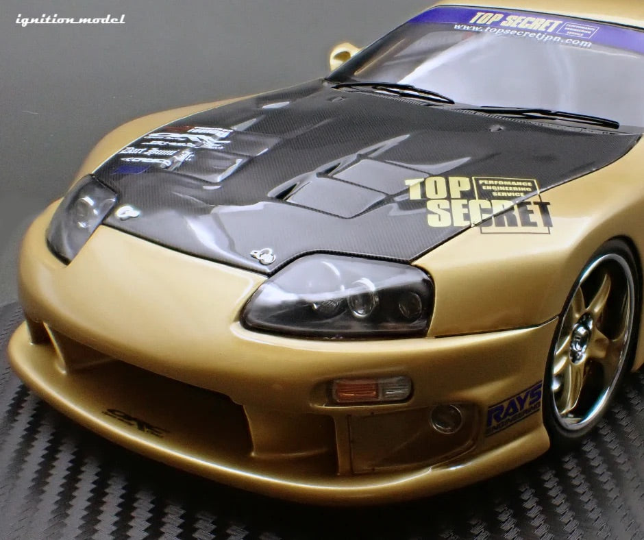 Ignition-Model Toyota Supra Mk4 (A80) Top Secret GT300 Gold 1:18