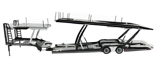 NZG Trailer for Actros 2 1863 Gigaspace 2018 Truck Car Transporter 1:18