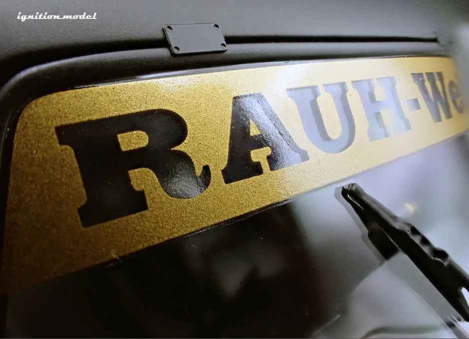 Ignition-Model Porsche 911 RWB 930 Matte Black w/ SSR SP1 Wheels 1:18