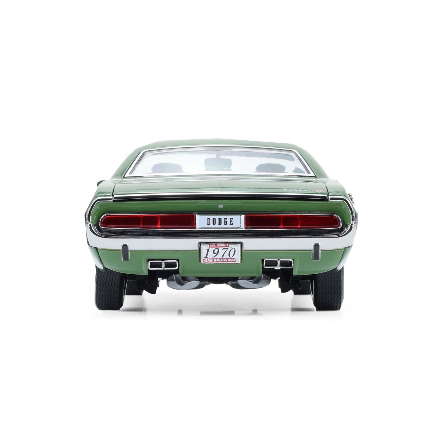Greenlight 1970 Dodge Challenger R/T Hardtop Hemi (Mr Norm's) F8 Green 1:18
