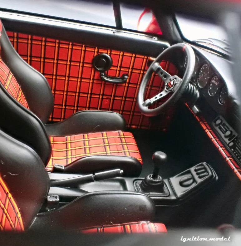 Ignition-Model Porsche 911 F Series Backdate RWB Coupe Red 1:18