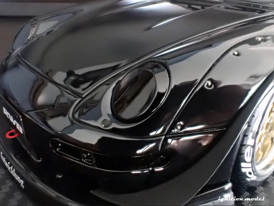 Ignition Model Porsche 993 RWB "Dark Star" Black 1:18