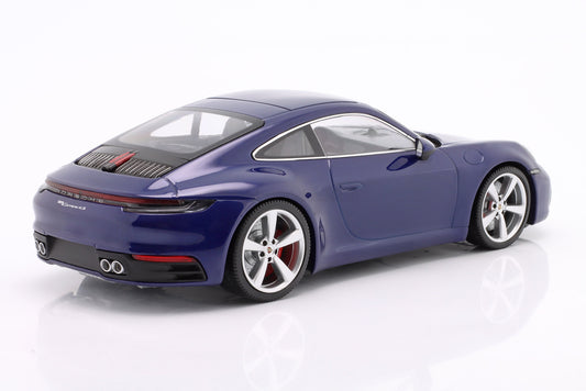 Minichamps 2020 Porsche 911 992 Carrera 4S "Bad Boys for Life" Gentian Blue 1:18