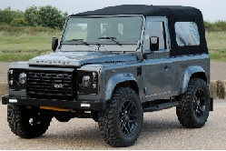 Solido 2016 Land Rover Defender 90 SWB w/ Rear Cover Matte Silver 1:18