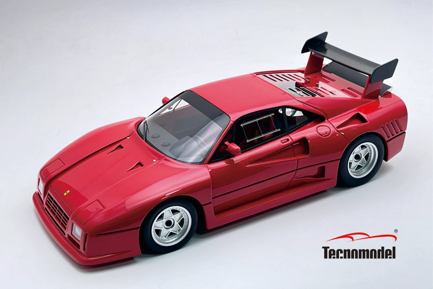Tecnomodel 1985 Ferrari 288 GTO Evoluzione Rosso Corsa (Red) w/ OZ Wheels 1:18