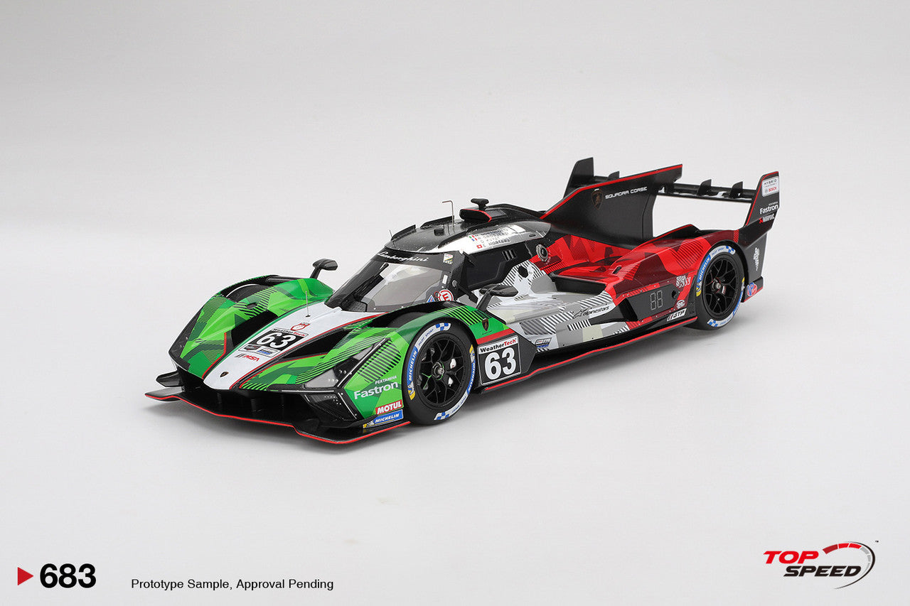 ロルカナ ウッディ SCSプロモ Topspeed Lamborghini SC63 #63 Automobili Lamborghini Squadra Corse