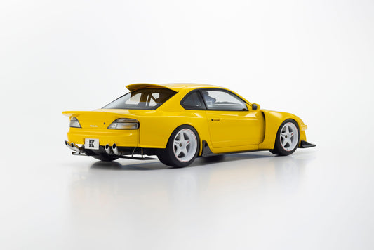 Kyosho Nissan Silvia (S15) Khyzyl Saleem Yellow 1:18