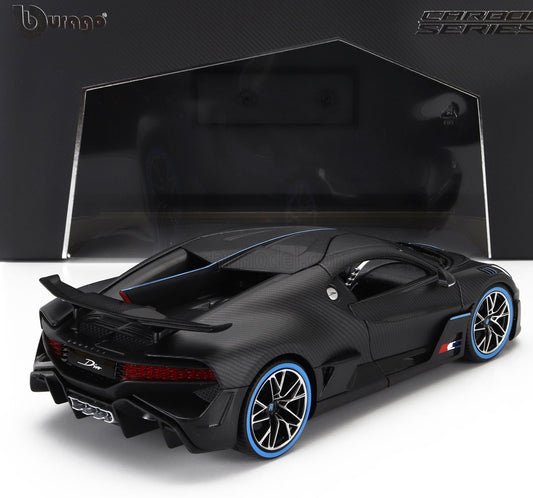Bburago 2018 Bugatti Divo 50th Anniversary Full Carbon 1:18