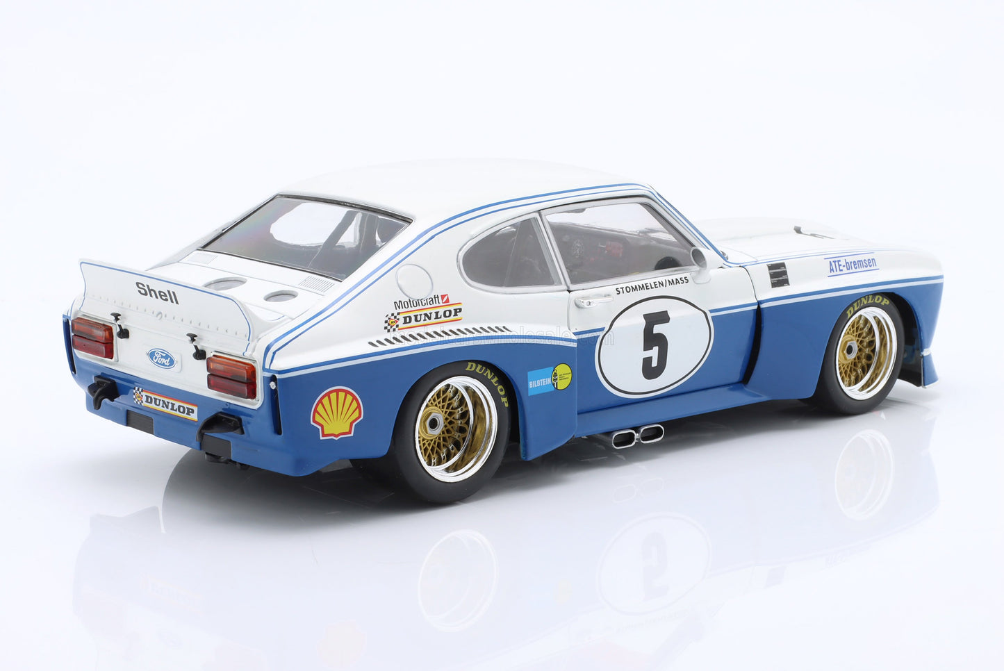 Werk83 1974 Ford Capri RS 3100 No 5 ETCC Zandvoort Blue White 1:18