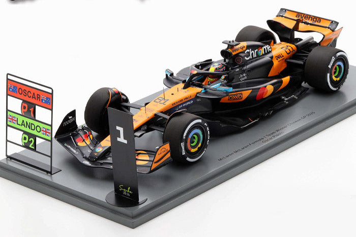 Spark-Model Mclaren F1 Team MCL39 Oscar Piastri #81 Winner Chinese GP 2025 1:18