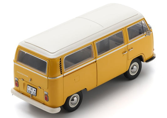 Schuco 1967 Volkswagen T2a Van (MiniBus) Yellow 1:18