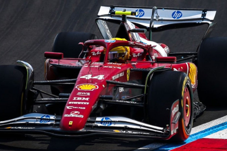 BBR Ferrari F1 SF-25 Team Scuderia #44 Winner China GP 2025 (Hamilton) Red 1:18