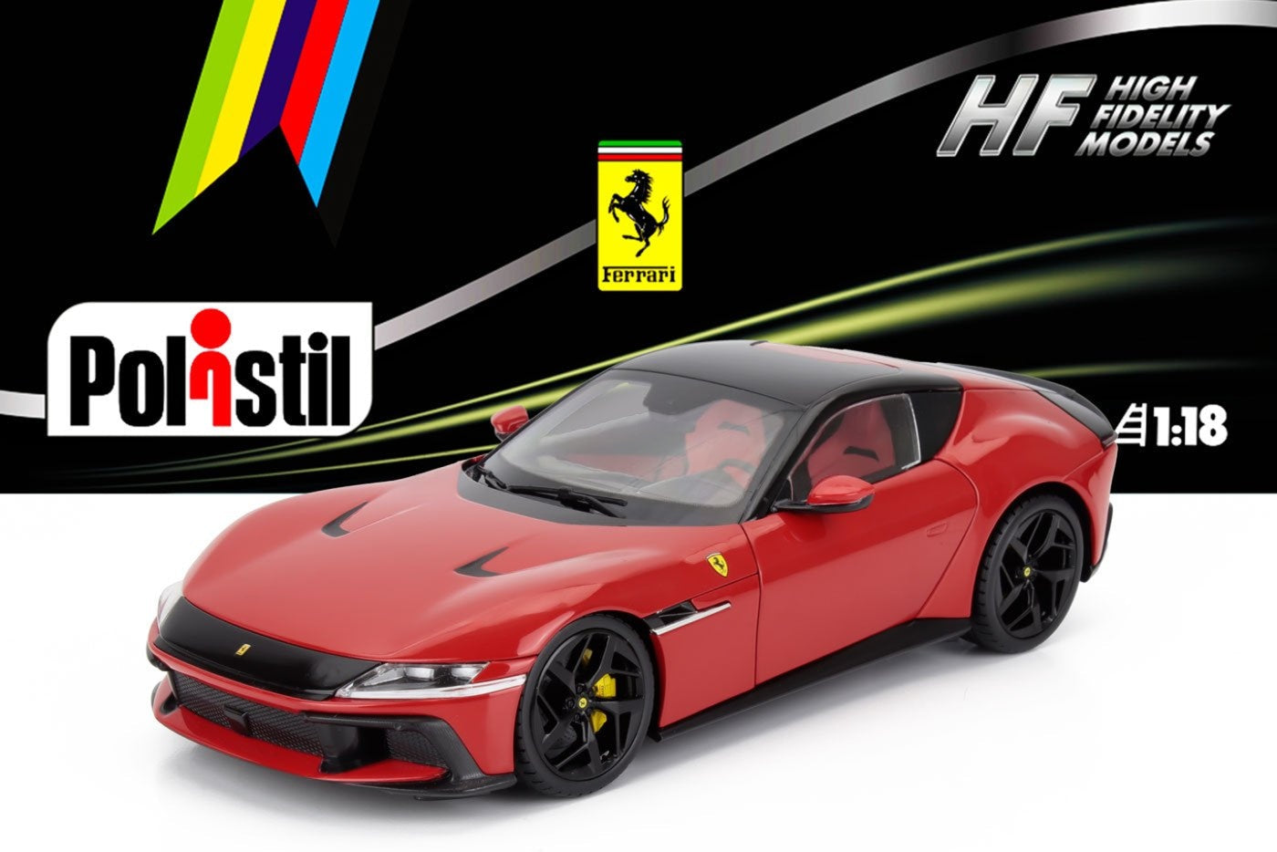 Polistil 2024 Ferrari 12Cilindri Rosso Corsa (Ferrari Red) High