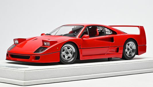 Motorhelix 1987 Ferrari F40 Rossa Corsa Red 1:18 WITH DISPLAY