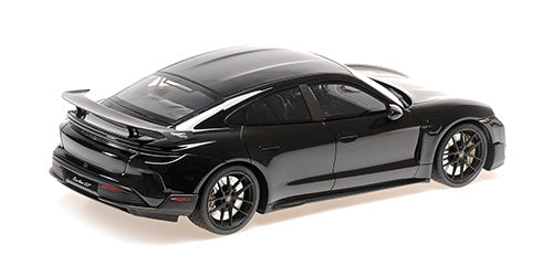 Minichamps 2024 Porsche Taycan Turbo GT Black 1:18