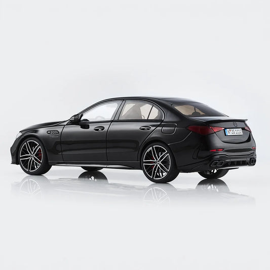 NZG Mercedes Benz C63 S AMG E Performance Sedan (W206) Obsidian Black 1:18