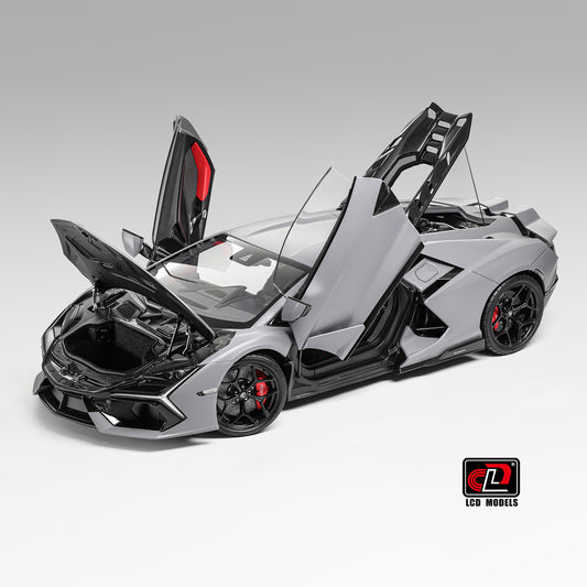 LCD 2024 Lamborghini Revuelto Matte Grey 1:18
