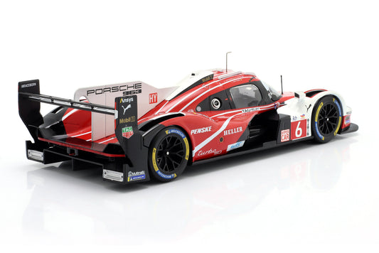 Ixo Porsche 963 LMDh #6 Penske Motorsports 24hr Le Mans 2024 1:18