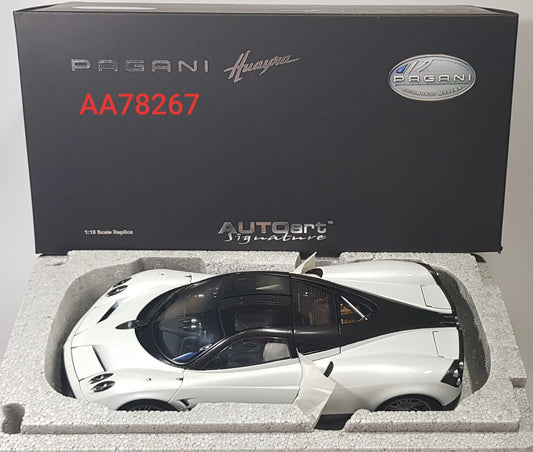 AUTOart Pagani Huayra White AUTOart Signature DIECAST 1:18