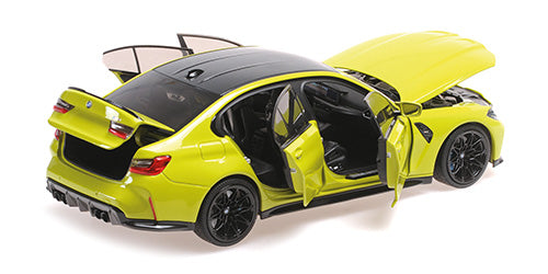 Minichamps 2024 BMW M3 (G80) Sao Paulo Yellow 1:18