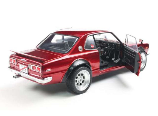 Solido 1970 Nissan Skyline (C10) Hakosuka Red 1:18