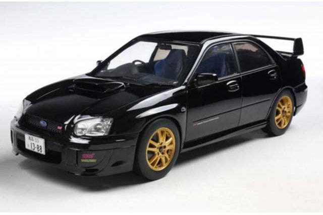 Solido 2004 Subaru WRX STi (GDB) Black 1:18