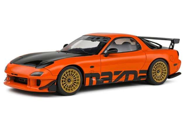 Solido 1999 Mazda RX7 FD3RS Solido Works Orange 1:18