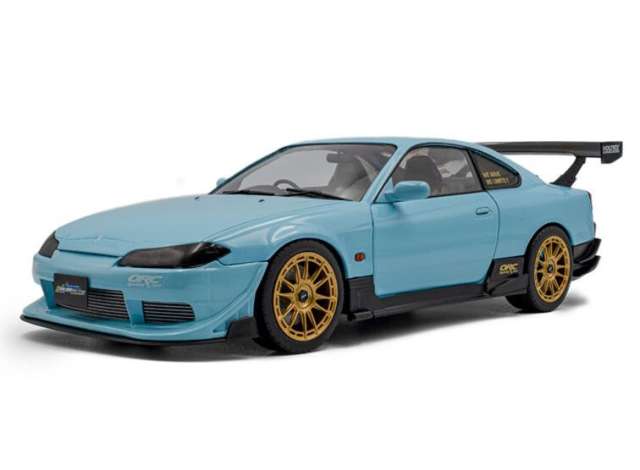 Solido 1999 Nissan Silvia (S15) Coupe Spec-R Aero Solido Works Blue 1:18