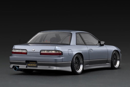 Ignition-Model Nissan Vertex S13 Silvia Blue-Silver and Grey 1:18