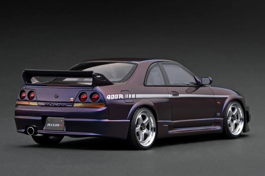 Ignition-Model Nissan Skyline GT-R 400r R33 (BCNR33) RHD Midnight Purple 1:18