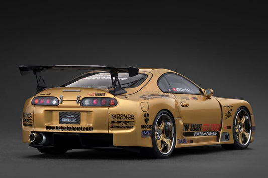 Ignition-Model Toyota Supra Mk4 (A80) Top Secret GT300 Gold 1:18